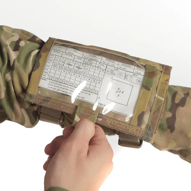 Tactical QB Sleeve-Arm DOPE Card Holder